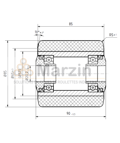 GALET VULKOLLAN®  85/085/090/20 AR EP