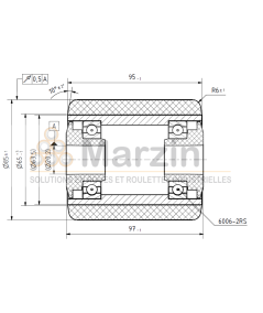GALET VULKOLLAN®  85/095/097/20 AR EP