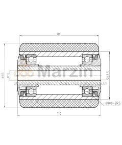GALET VULKOLLAN®  85/105/110/12 AR EP