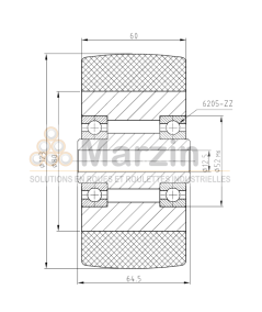 ROUE PEVOPUR®  123/060/080/12,5 AR B