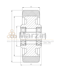 ROUE PEVOPUR®  150/050/060/20 AR