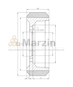 ROUE PEVOPUR®  250/088/210/92-4T
