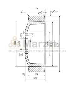 ROUE TRACTOPUR®  230/070/185/45H7-5T 80 SH 
