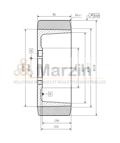ROUE TRACTOPUR®  230/082/187/45H8-5T 80 SH
