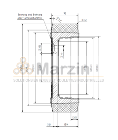 ROUE VULKOLLAN® 250/075/200/80-5T