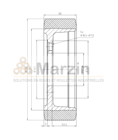 ROUE VULKOLLAN® 250/082/200/80-5T