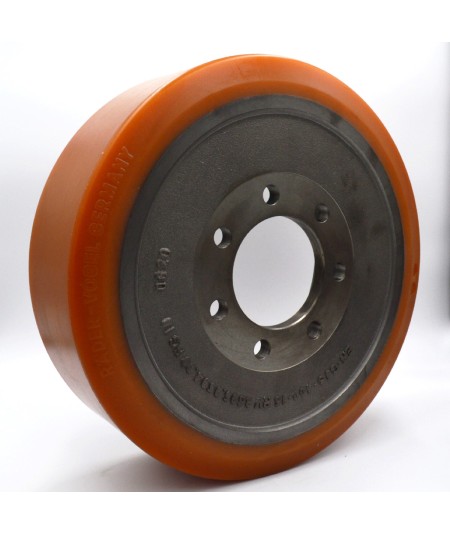 ROUE VULKOLLAN® 343/114/276/090F8-7T SANS VIS