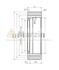 ROUE TRACTOTHAN® 240/070/203-8T